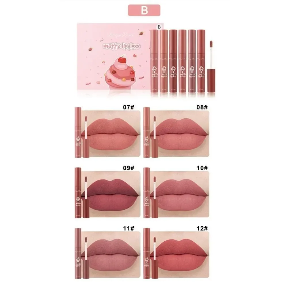 NWT in Box 12 Super Long Lasting 24hr Matte lipgloss 2 Boxes 6 lip gloss each